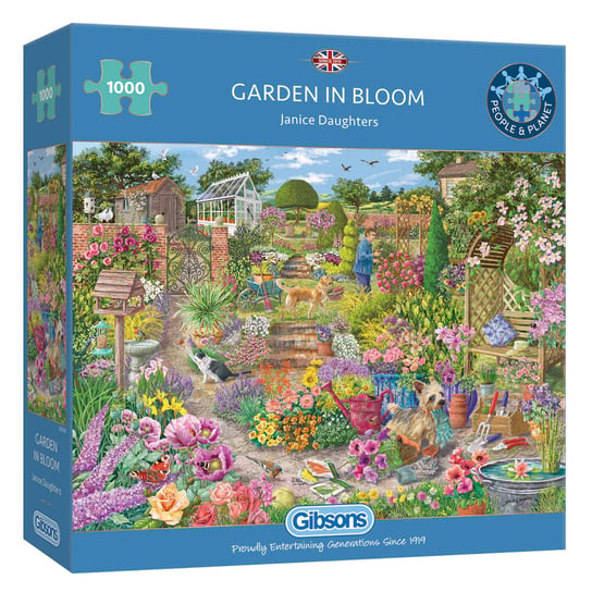 Gibsons, Puzzle Ogród w rozkwicie, 1000 el. Gibsons