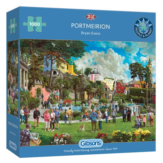 Gibsons, Puzzle Portmeirion / Walia, 1000 el. Gibsons