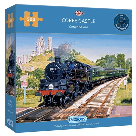 Gibsons, puzzle, Przyjazd do Corfe Castle/Anglia, 500 el. Gibsons