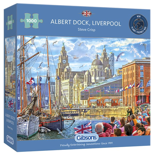 Gibsons, puzzle, Royal Albert Dock / Liverpool / Anglia, 1000 el. Gibsons