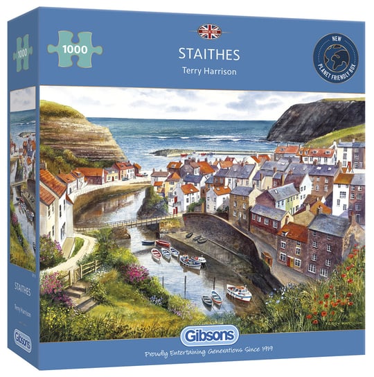 Gibsons, puzzle, Staithes / North Yorkshire, 1000 el. Gibsons