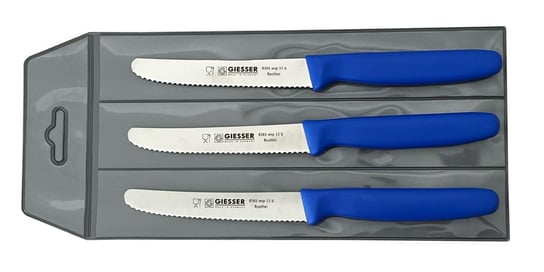 Giesser zestaw 3 noży 8365 granatowy 11cm Inny producent