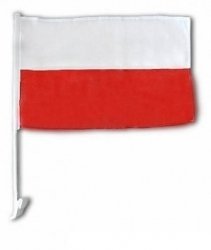 Gift World, Flaga do samochodu, Polska Gift World