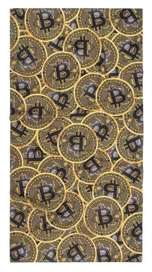 Gift World, Ręcznik Bitcoin, 80x160 cm Gift World