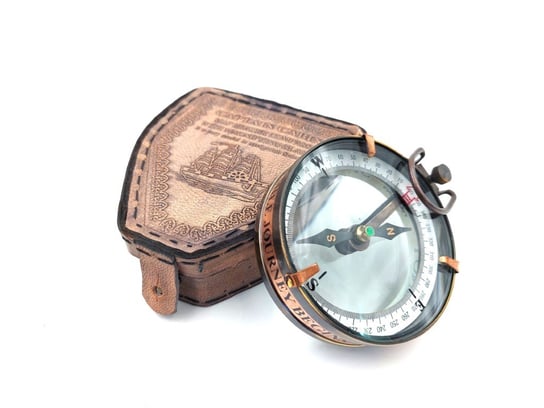 GiftDeco, Kompas magnetyczny - map reader w skórzanym etui GIFTDECO