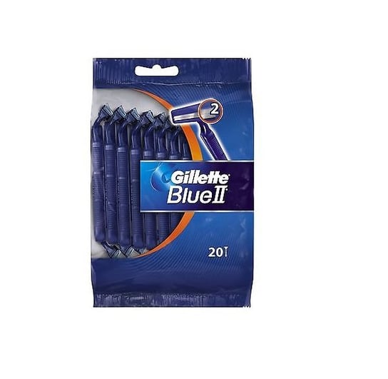 Gillette, Blue II, maszynka do golenia, 20 szt. Gillette