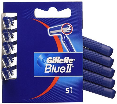 Gillette, Blue II, maszynka jednorazowa do golenia, 5 szt. Gillette