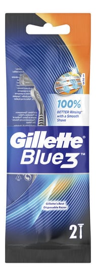 Gillette, Blue3, jednorazowe maszynki do golenia, 2 szt. Gillette