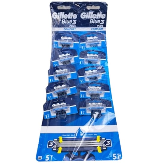 Gillette Blue3 Plus Comfort, Maszynki do Golenia, 10 Szt. Gillette