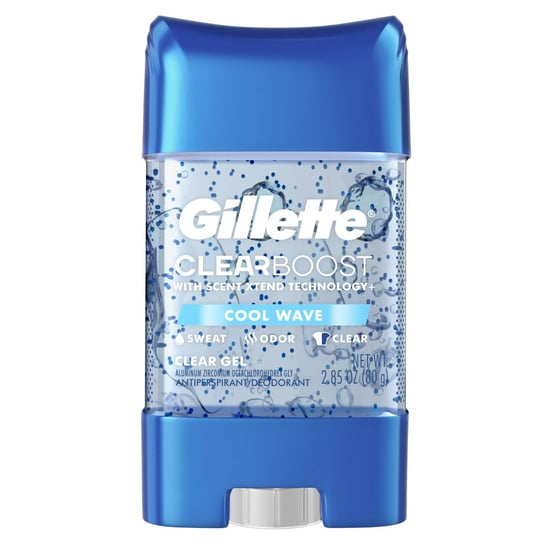 Gillette, Clear Boost Cool Wave, Dezodorant W Sztyfcie, 80g Gillette
