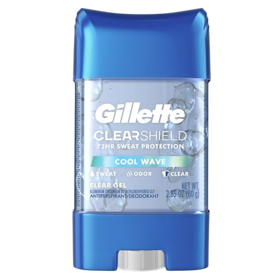 Gillette, Clear Shield Cool Wave, Dezodorant W Sztyfcie, 80g Gillette