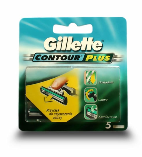 Gillette, Contour Plus, wkłady do maszynki, 5 szt. Gillette