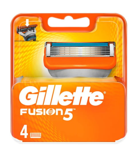 Gillette, Fusion 5, 4 wymienne wkłady Gillette