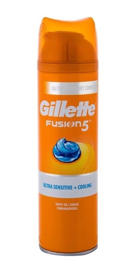 Gillette, Fusion 5 Ultra Sensitive, żel do golenia dla mężczyzn, 200 ml Gillette