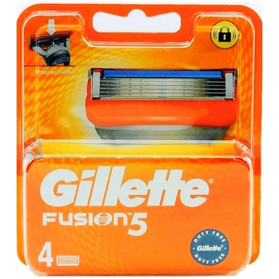 Gillette, Fusion 5, Wkłady do maszynki 4 szt. Gillette