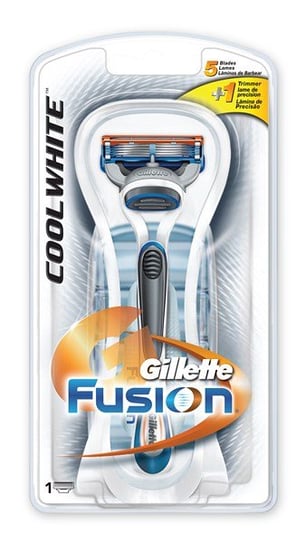 Gillette, Fusion Cool White Manual, maszynka, 1 szt. Gillette