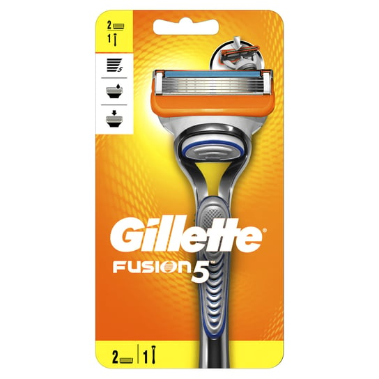 Gillette, Fusion Manual, maszynka + 2 wkłady Gillette