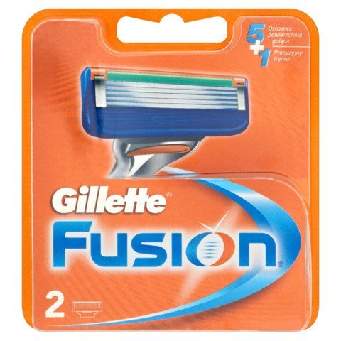 Gillette, Fusion, ostrze wymienne do maszynki do golenia, 2 szt. Gillette