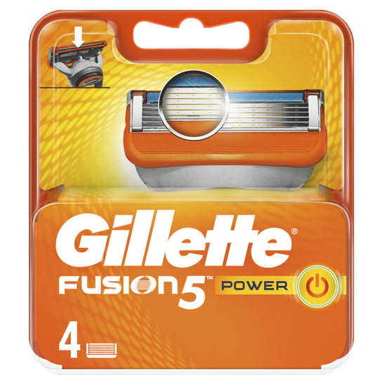 Gillette, Fusion ProGlide, ostrza wymienne do maszynki, 4 szt. Gillette
