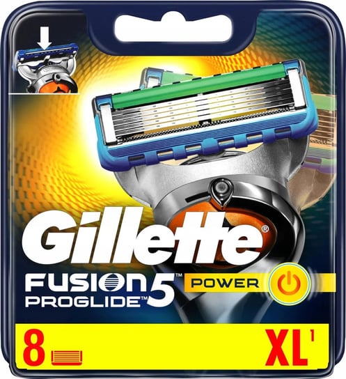 Gillette Fusion Proglide POWER ostrza wklady 8szt Gillette