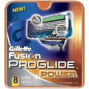 Gillette, Fusion Proglide Power, wkłady do maszynki, 8 szt. Gillette