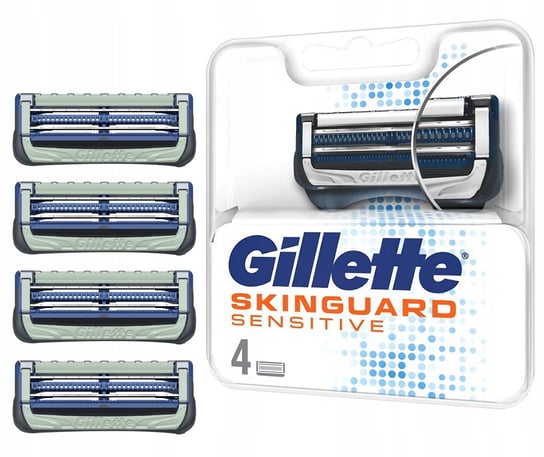 Gillette Fusion Skinguard Ostrza 4 Szt Gillette