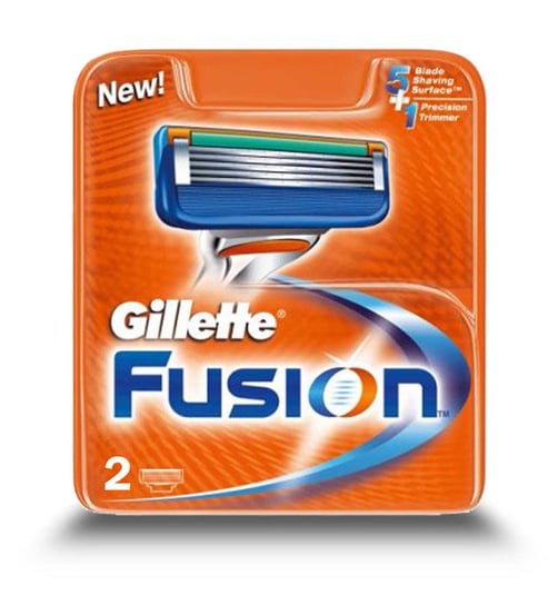 Gillette, Fusion, wkłady do maszynki, 2 szt. Gillette