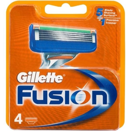 Gillette, Fusion, wkłady do maszynki do golenia, 4 szt. Gillette