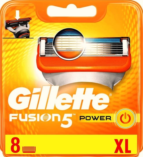 Gillette Fusion5 Power Ostrza do maszynki 8szt Gillette