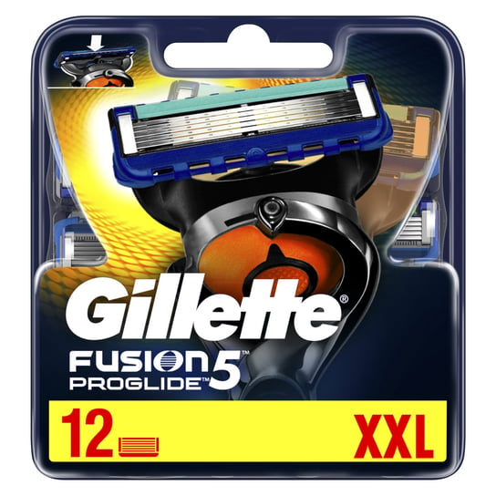Gillette Fusion5 ProGlide Ostrza wymienne do maszynki, 12 sztuki Gillette