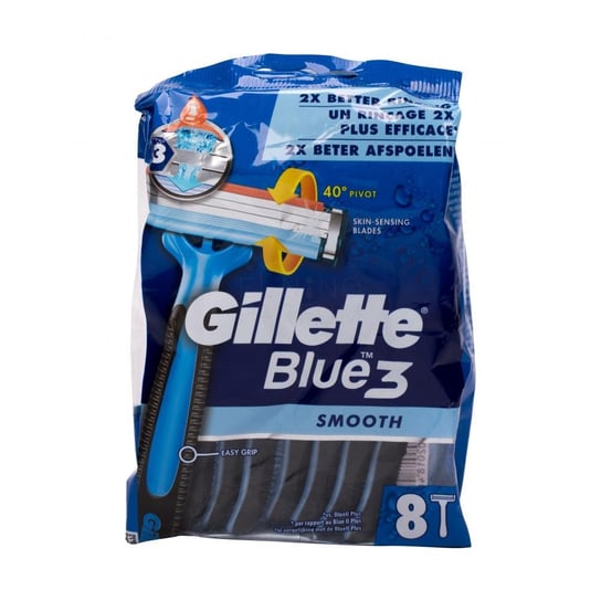Gillette jednorazówka Blue3 Smooth 8 sztuk Gillette