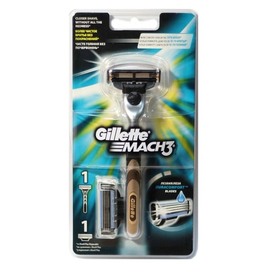 Gillette, Mach 3, maszynka do golenia + wkład 1 szt. Gillette