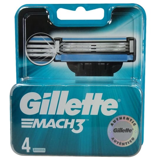 Gillette, Mach 3 Ostrza, 4 szt. Procter & Gamble