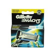 Gillette, Mach 3, ostrza wymienne do maszynki do golenia, 4 szt. Gillette