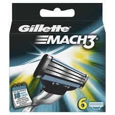 Gillette, Mach 3, ostrza wymienne do maszynki do golenia, 6 szt. Gillette
