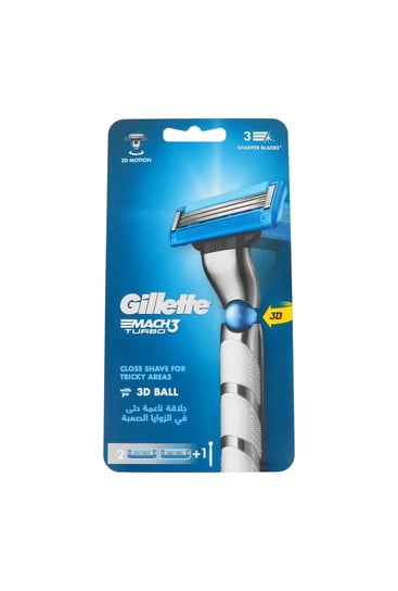 Gillette Mach 3 Turbo, Maszynka + 2 Wkłady Gillette