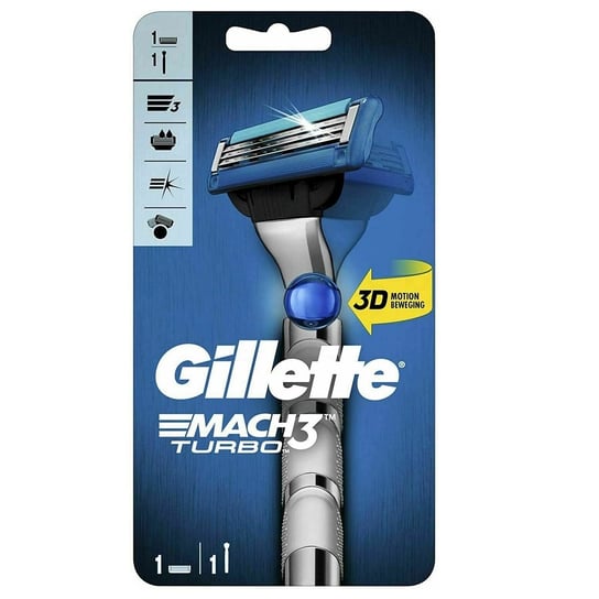 Gillette Mach 3 turbo maszynka do golenia + wkład Gillette