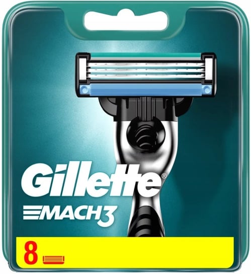 Gillette, Mach3 Gillette, Wkłady Nożyki Ostrza 8 Szt, Nowa Edycja Gillette
