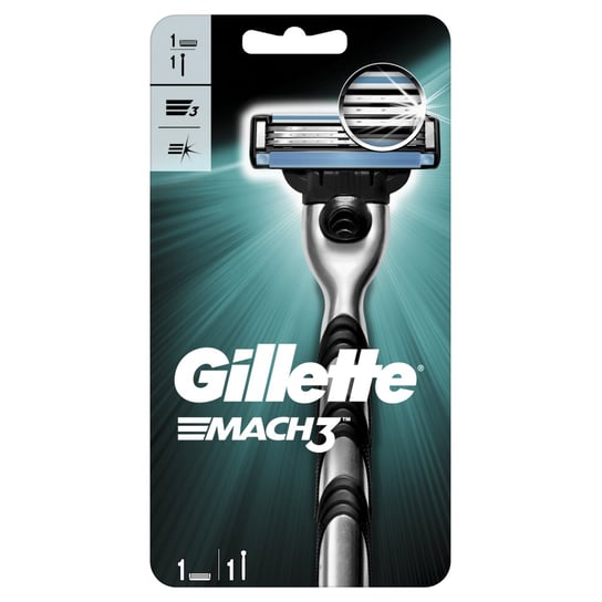 Gillette, Mach3, maszynka do golenia z wkładem, 2 szt. Gillette