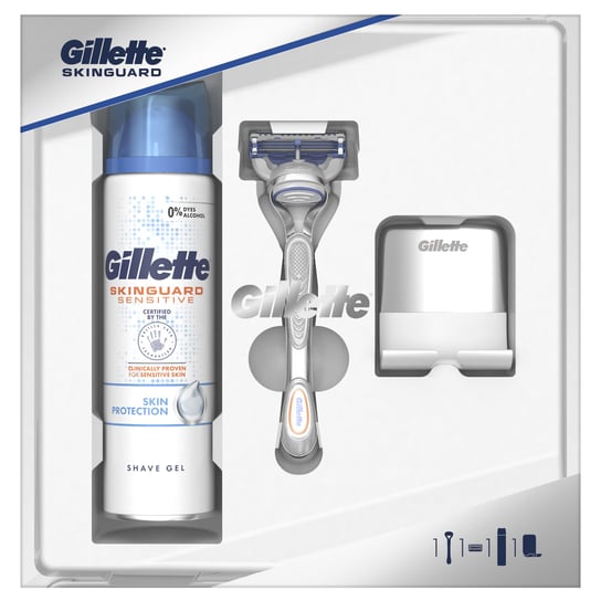 Gillette, Mach3 Turbo, maszynka + 7 wkładów + żel do golenia 200 ml Gillette