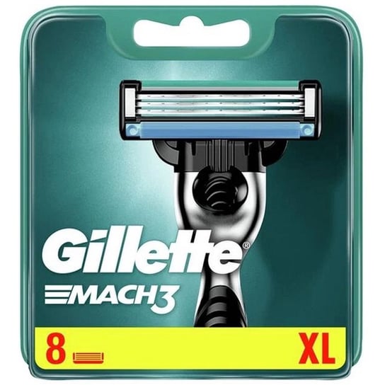 Gillette,Mach3 wymienne ostrza do maszynki do golenia 8szt Gillette