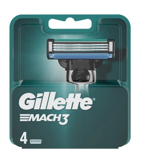 Gillette, Mach3, wymienne ostrze do maszynki, 4 szt. Gillette
