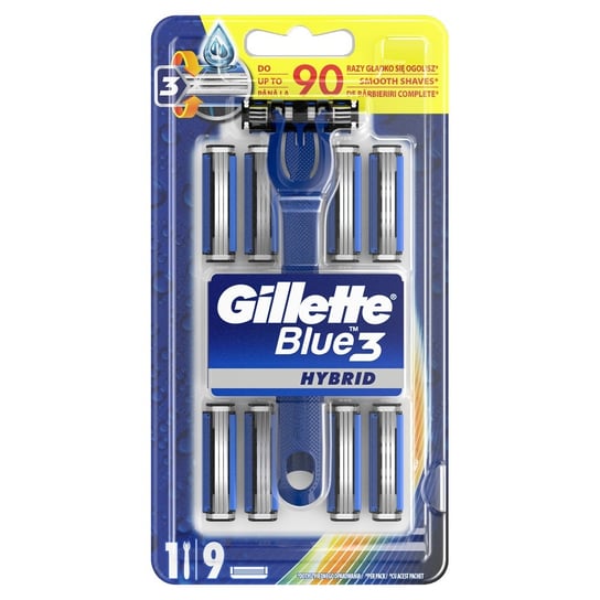 Gillette, Maszynka blue 3 9 wkładów Gillette