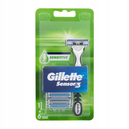 Gillette, Maszynki sensor sensitive 3 + 6 wkładów Gillette