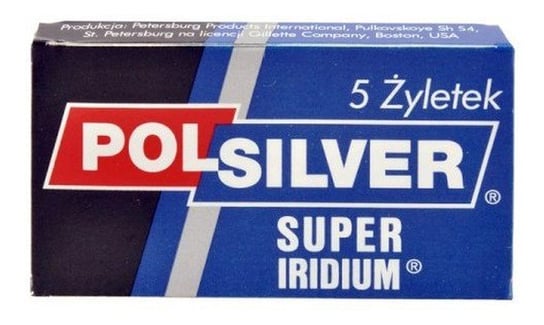 GILLETTE POLSILVER Super Iridium Żyletki 20 x 5 szt. Polsilver