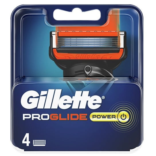 Gillette, Proglide Power, Wymienne Ostrza Do Maszynki Do Golenia, 4szt. Gillette
