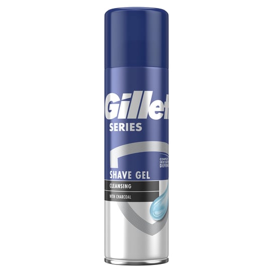 Gillette Series Oczyszczający żel do golenia z węglem aktywnym, 200 ml Gillette