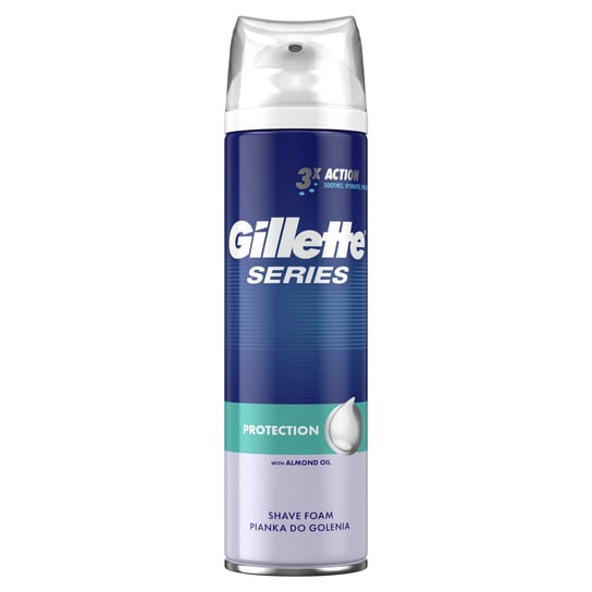 Gillette, Series, Pianka do golenia ochronna, 250 ml Gillette