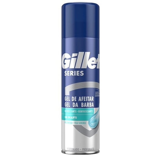 Gillette, Series Sensitive Cool chłodzący żel do golenia 200ml Gillette