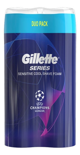Gillette Series Sensitive Cool Pianka do golenia 2x250 ml 500ml Gillette